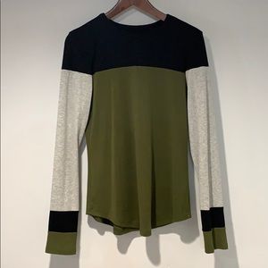 Colorblock Long Sleeve Tee